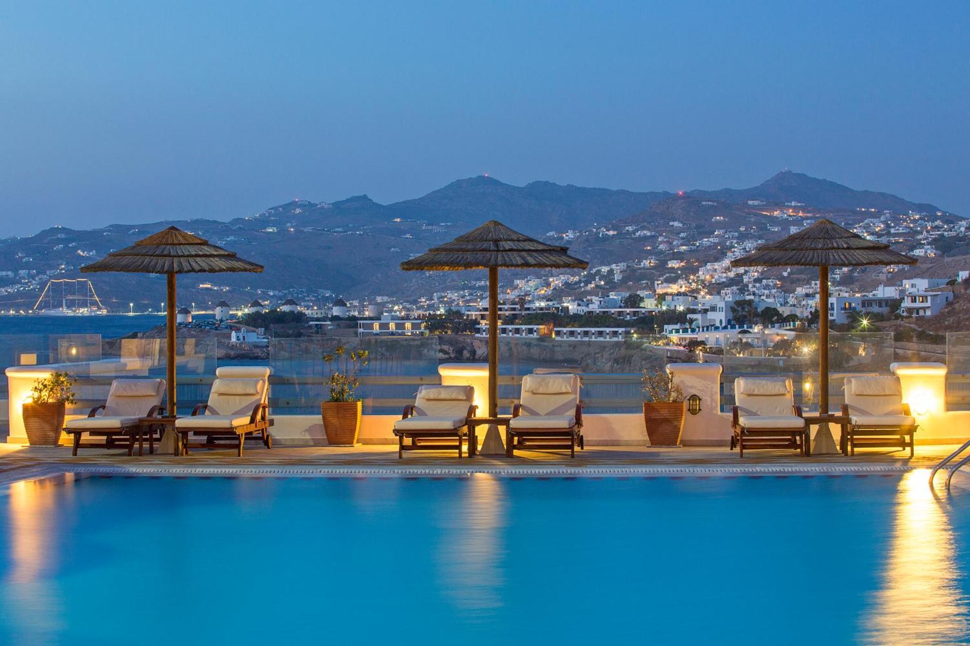 Grand Beach Hotel Mykonos Town Eksteriør billede