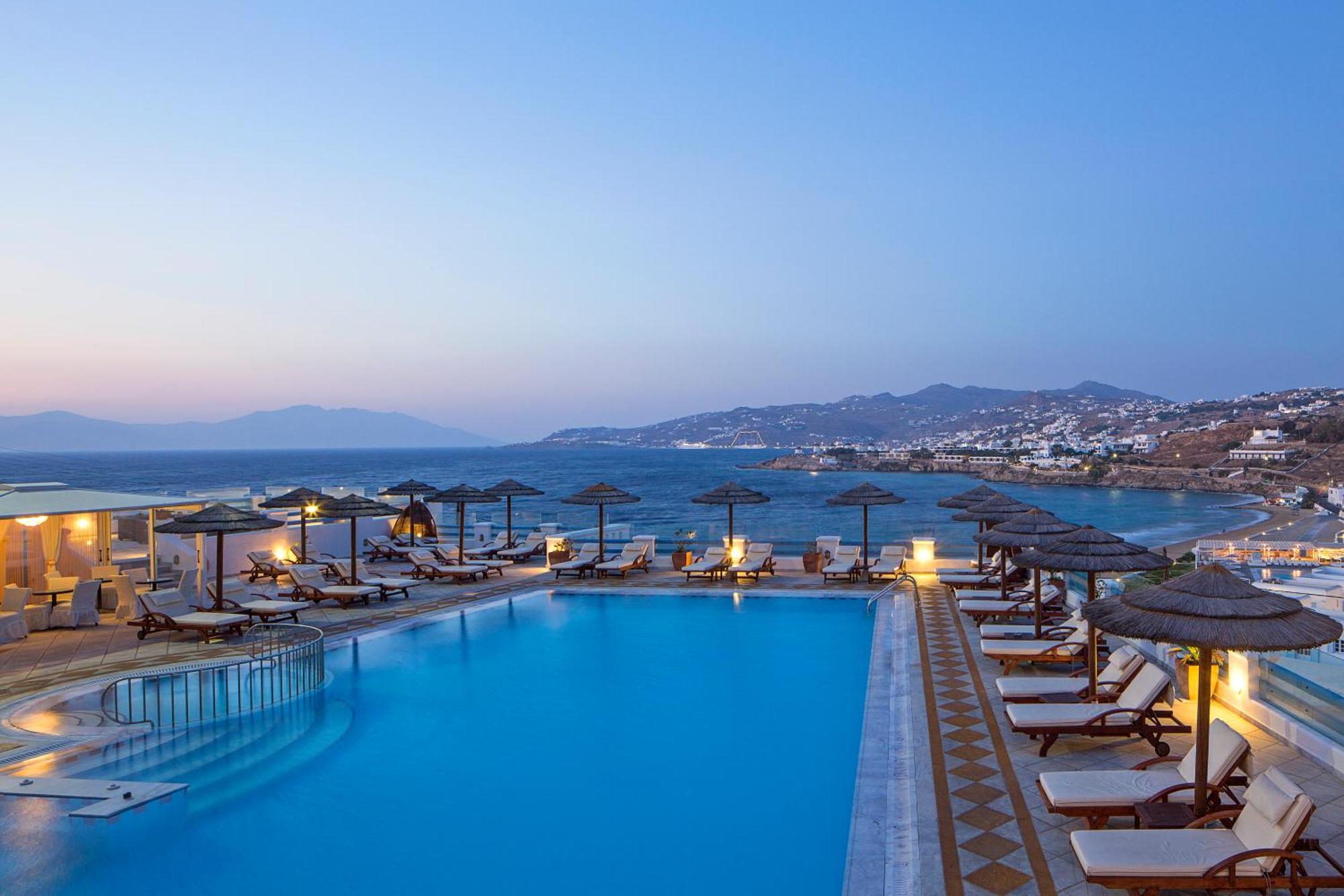 Grand Beach Hotel Mykonos Town Eksteriør billede