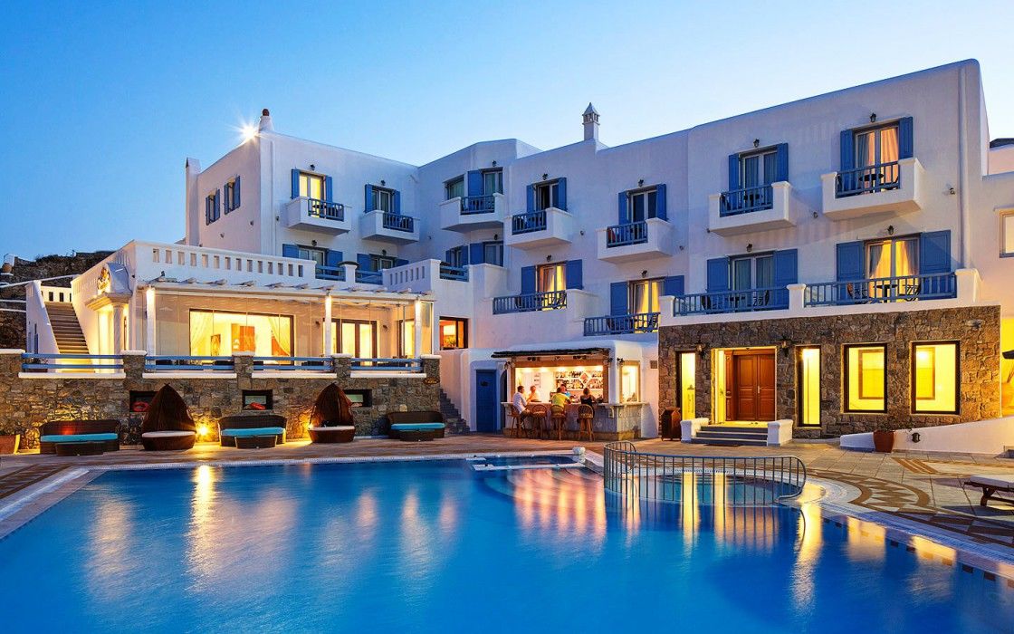 Grand Beach Hotel Mykonos Town Eksteriør billede